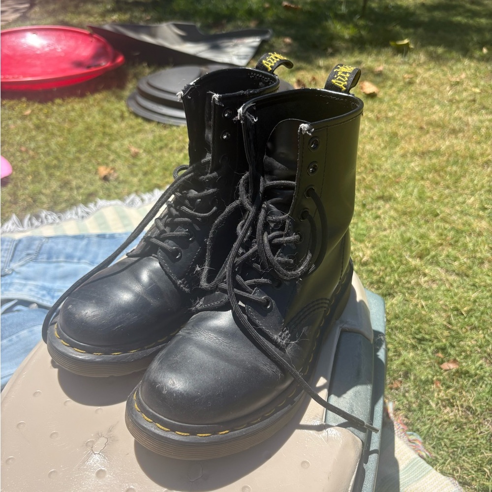 Dr. Martens 1460 Black Lace Up Boots